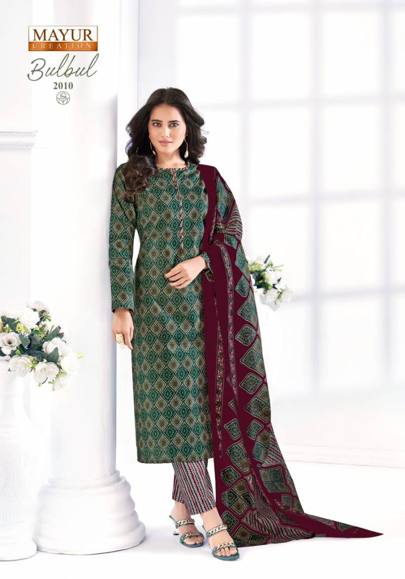 Mayur creation bul bul vol 2 cotton printed dress material wholesaler - jilaniwholesalesuit
