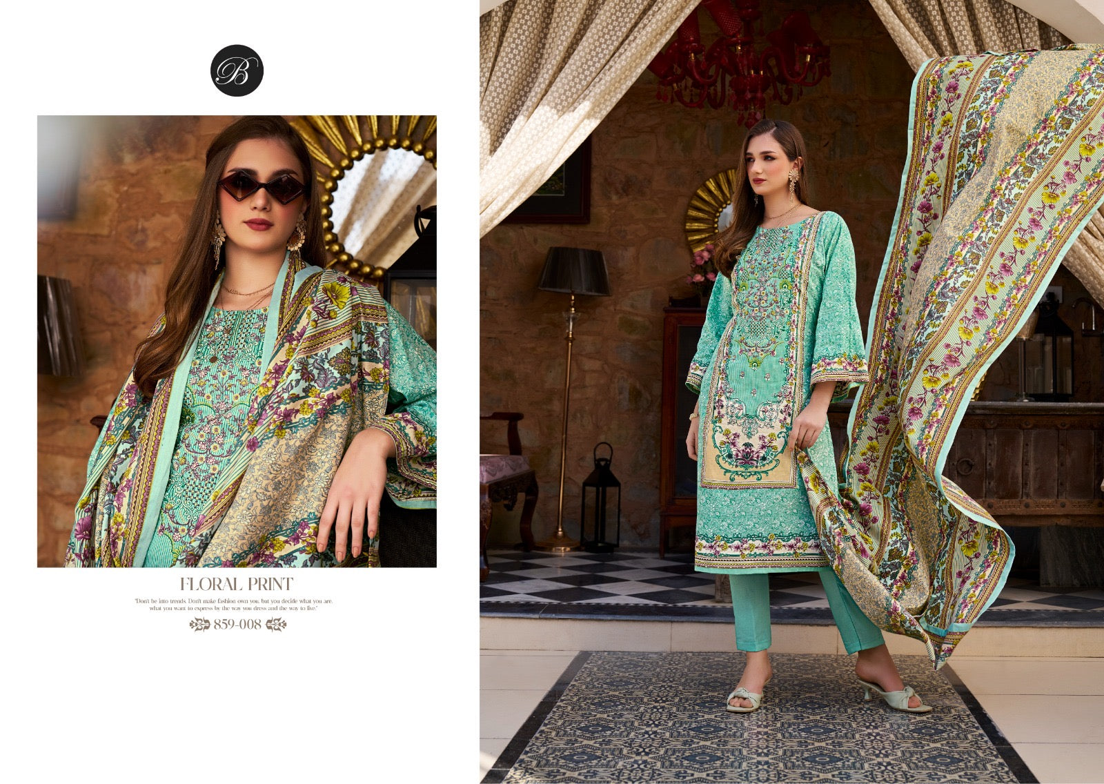 Belliza Designer studio Naira vol 111 cotton Pakistani dress material wholesale