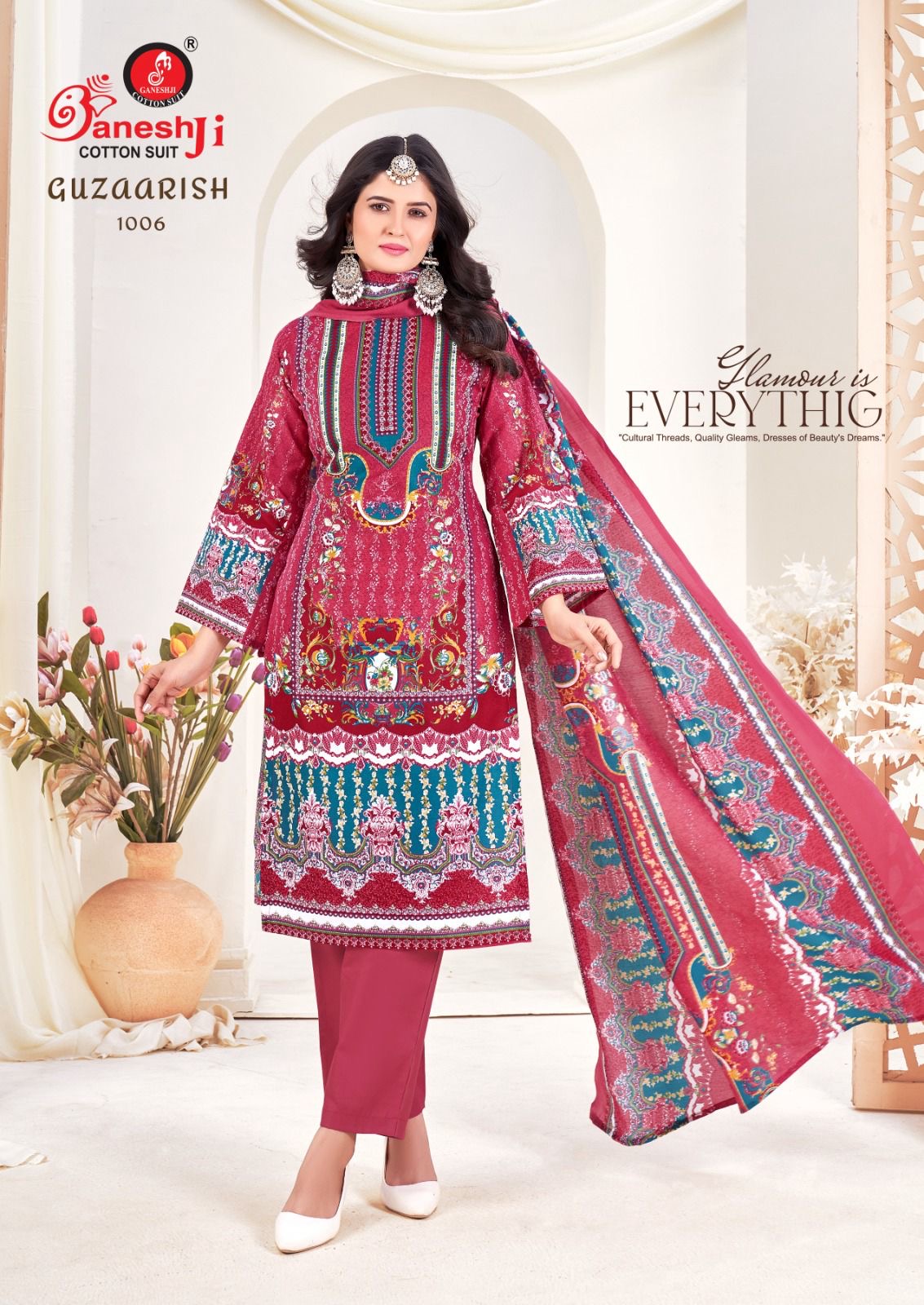 Ganeshji cotton suit guzaarish vol 1 cotton dress material at low range - jilaniwholesalesuit