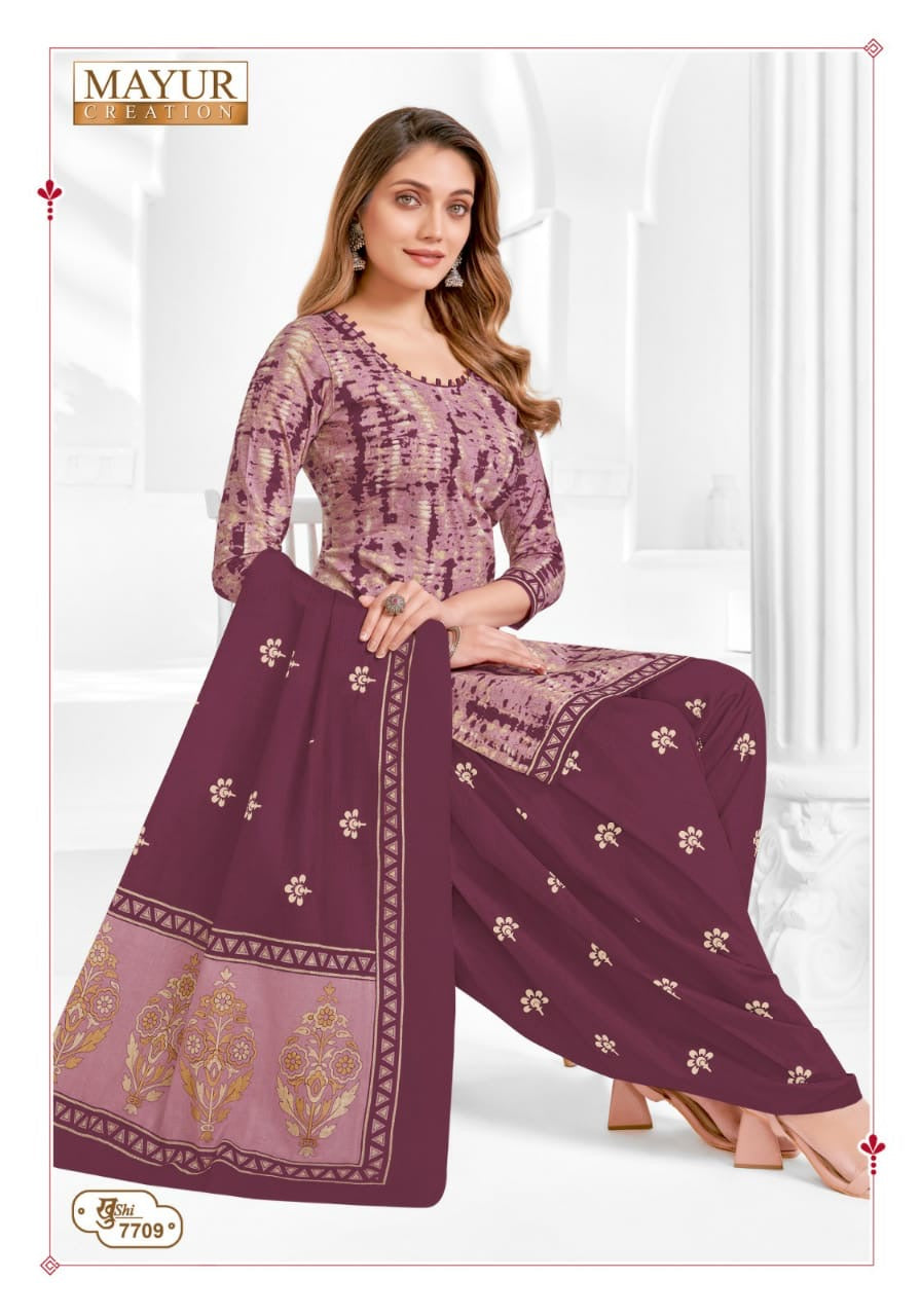 Mayur creation Khushi vol 77 cotton printed dress material jetpur - jilaniwholesalesuit