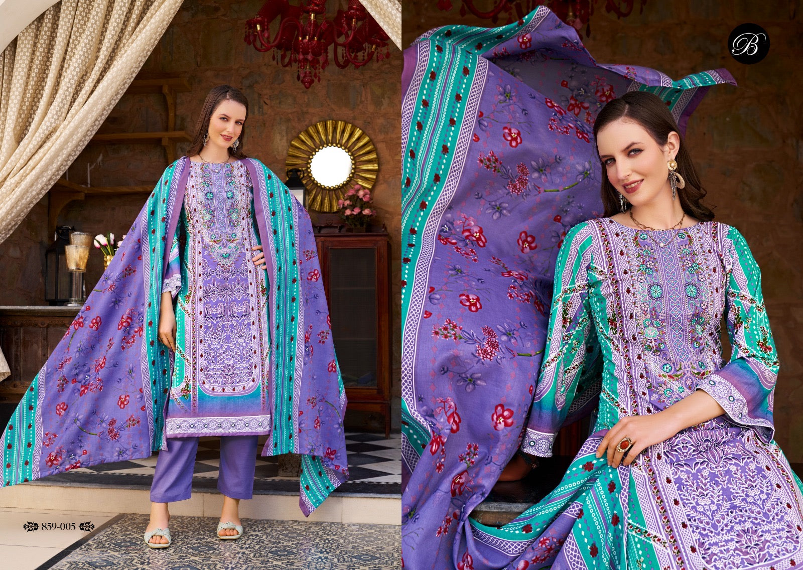 Belliza Designer studio Naira vol 111 cotton Pakistani dress material wholesale