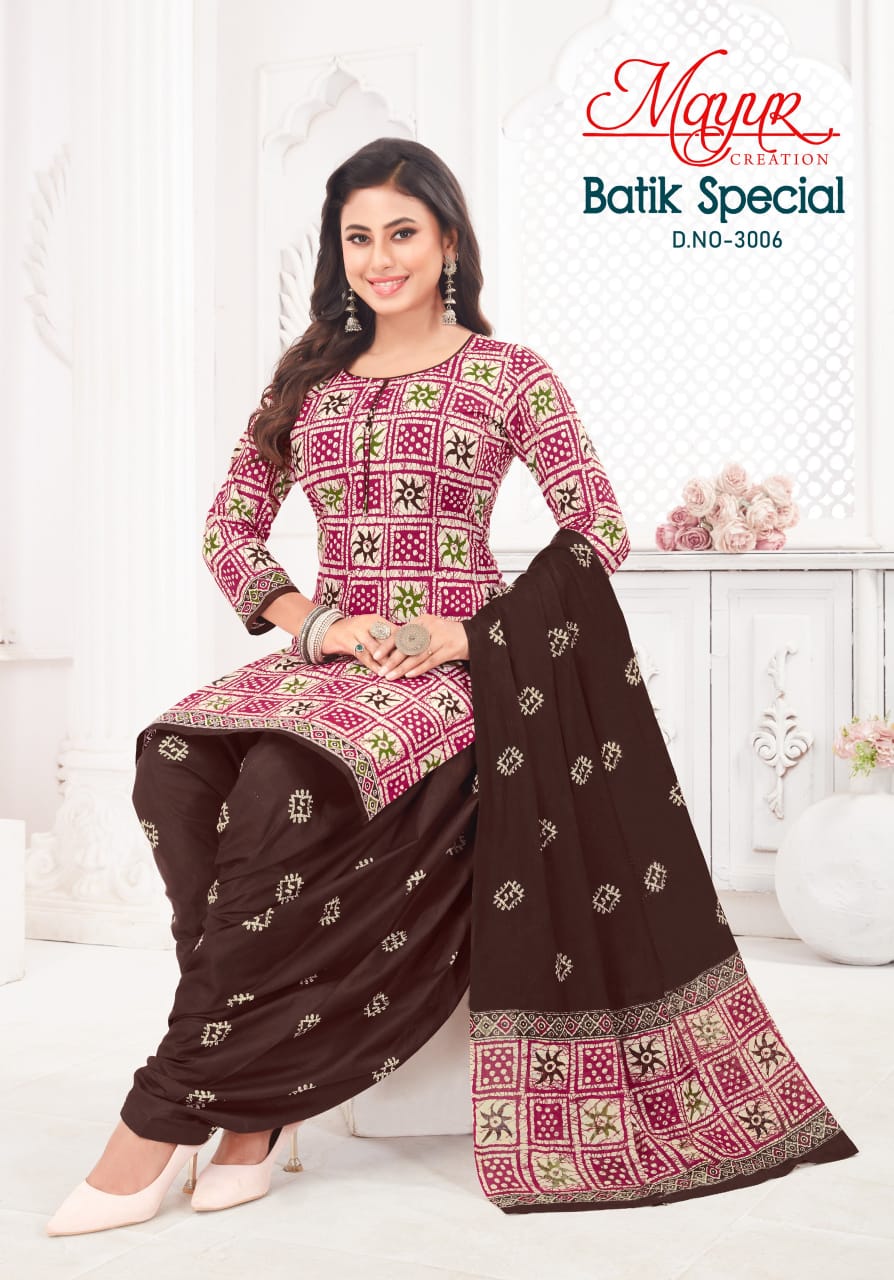 Mayur Batik Special Vol 30 Cotton Printed Dress Material Jetpur - jilaniwholesalesuit