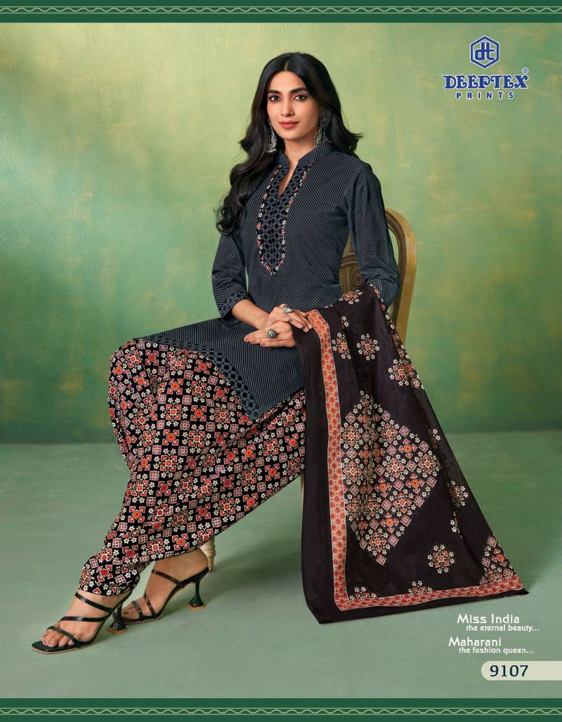 Deeptex Prints Miss India Vol 91 Cotton Dress Material Wholesaler In Jetpur - jilaniwholesalesuit
